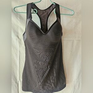 Black VSX Sexy sport sport tank top built in bra 34C  #activewear